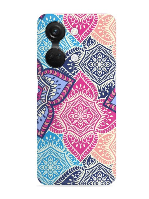 Ethnic Floral Seamless Snap Case for Oneplus Nord 3 (5G) Zapvi