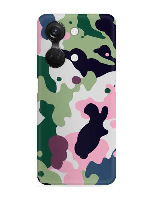 Seamless Funky Camouflage Snap Case for Oneplus Nord 3 (5G) Zapvi