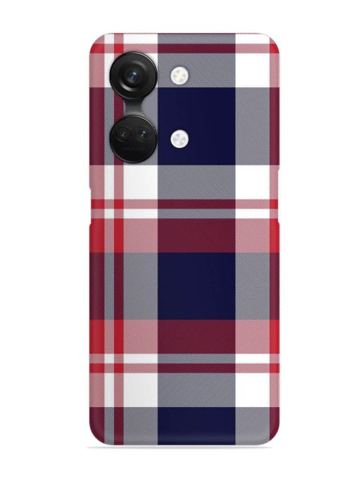 Classic Plaid Tartan Snap Case for Oneplus Nord 3 (5G) Zapvi