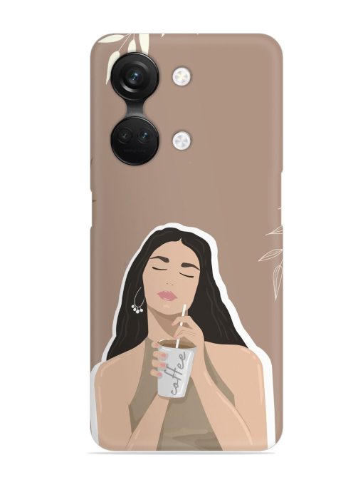 Girl With Coffee Snap Case for Oneplus Nord 3 (5G)