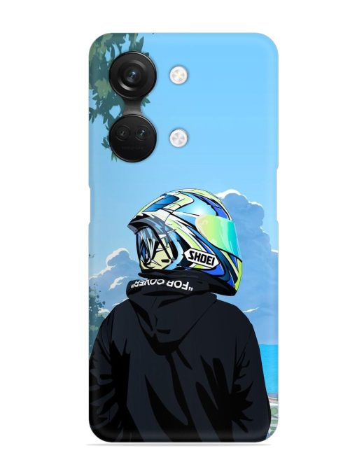 Rider With Helmet Snap Case for Oneplus Nord 3 (5G) Zapvi