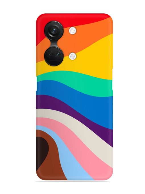 Minimal Pride Art Snap Case for Oneplus Nord 3 (5G) Zapvi