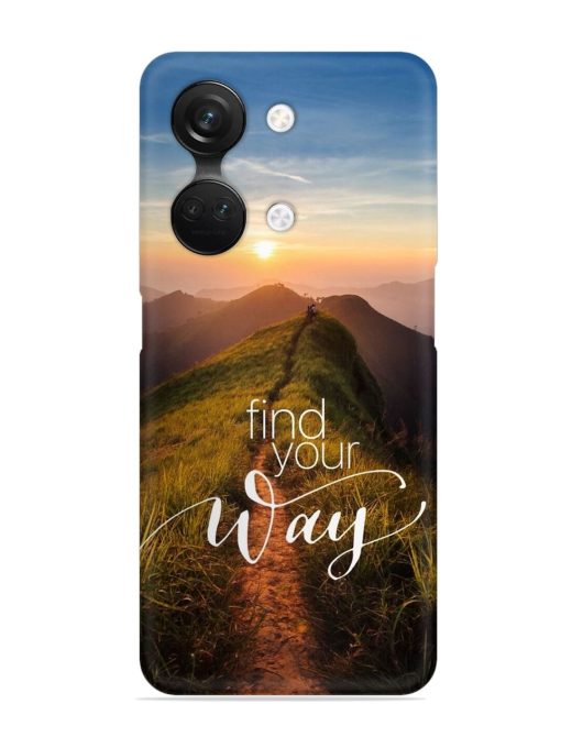 Find Your Way Snap Case for Oneplus Nord 3 (5G) Zapvi