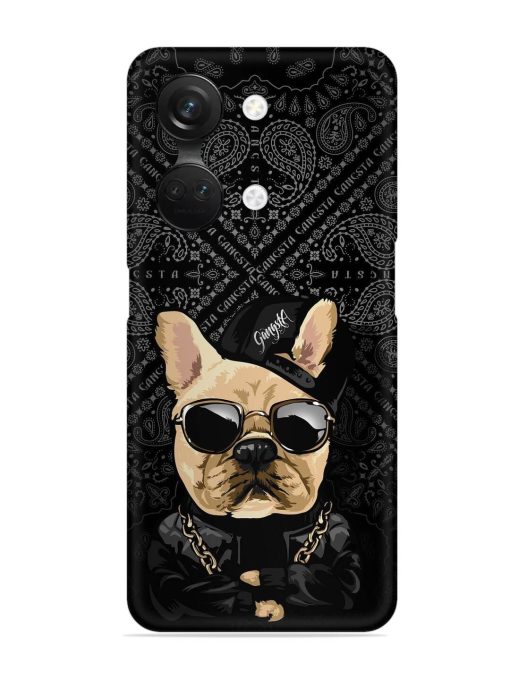 Gangsta Cool Sunglasses Dog Snap Case for Oneplus Nord 3 (5G) Zapvi