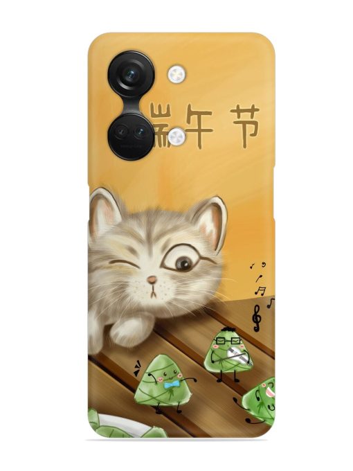 Cat Scorpion Dancing Snap Case for Oneplus Nord 3 (5G) Zapvi