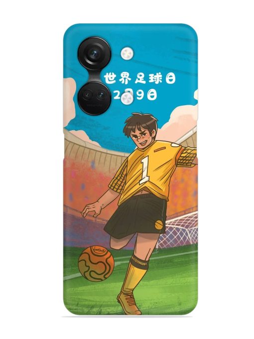 Soccer Kick Snap Case for Oneplus Nord 3 (5G) Zapvi