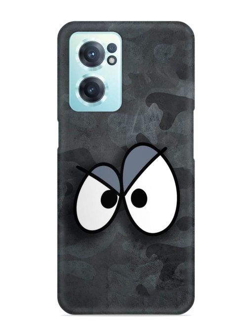 Big Eyes Night Mode Snap Case for Oneplus Nord Ce 2 (5G) Zapvi