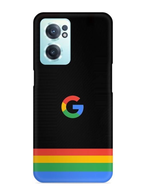 Google Logo Art Snap Case for Oneplus Nord Ce 2 (5G) Zapvi