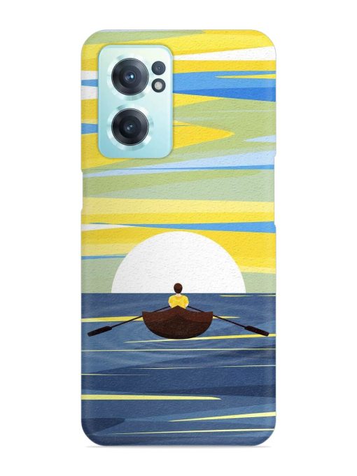 Rowing Person Ferry Paddle Snap Case for Oneplus Nord Ce 2 (5G) Zapvi