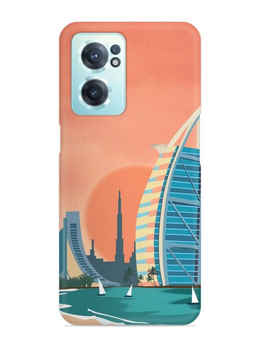 Dubai Architectural Scenery Snap Case for Oneplus Nord Ce 2 (5G) Zapvi