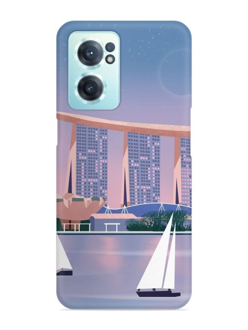 Singapore Scenery Architecture Snap Case for Oneplus Nord Ce 2 (5G) Zapvi