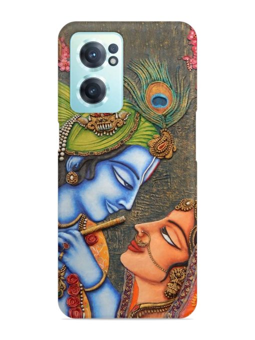 Lord Radha Krishna Flute Art Snap Case for Oneplus Nord Ce 2 (5G) Zapvi