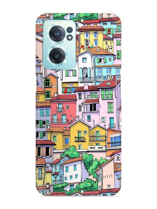 Europe Old Town Snap Case for Oneplus Nord Ce 2 (5G) Zapvi