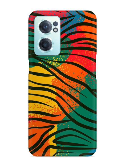 Bright Colorful Snap Case for Oneplus Nord Ce 2 (5G) Zapvi