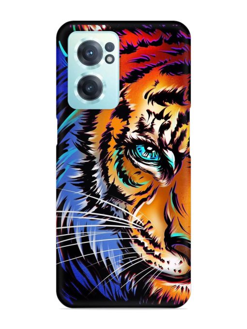 Colorful Lion Art Snap Case for Oneplus Nord Ce 2 (5G) Zapvi