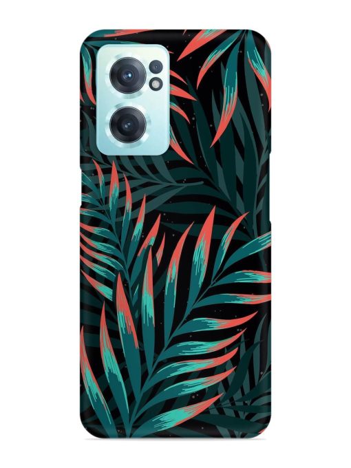 Green Leaf Art Snap Case for Oneplus Nord Ce 2 (5G) Zapvi