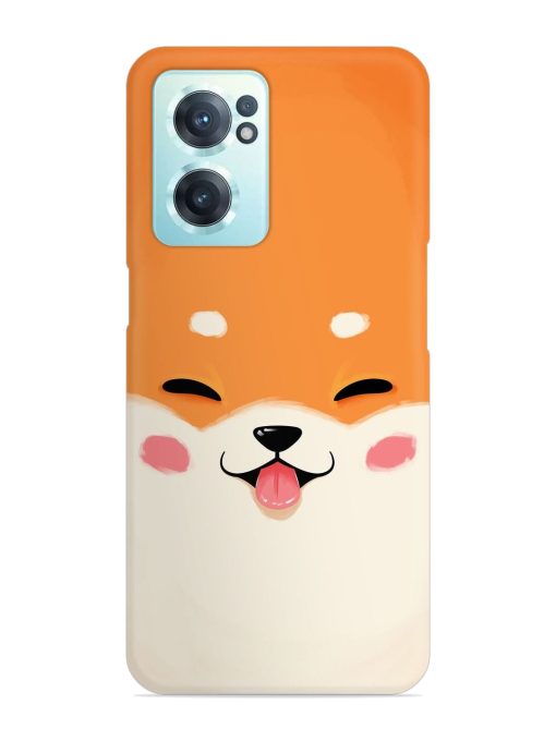 Happy Cat Art Snap Case for Oneplus Nord Ce 2 (5G) Zapvi