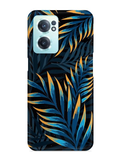 Abstract Leaf Art Snap Case for Oneplus Nord Ce 2 (5G)