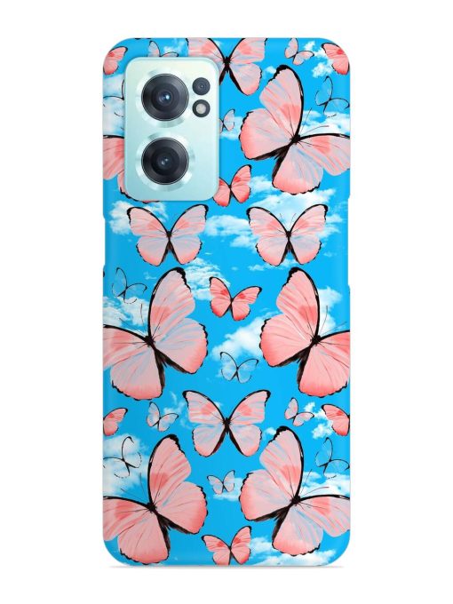 Seamless Pattern Tropical Snap Case for Oneplus Nord Ce 2 (5G)