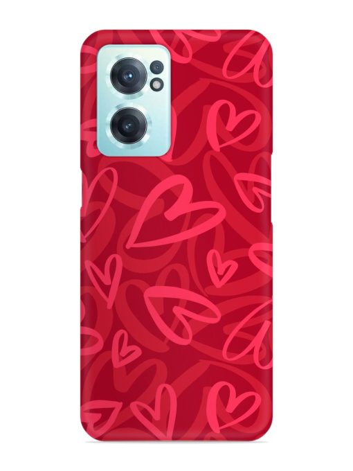 Seamless Romantic Pattern Snap Case for Oneplus Nord Ce 2 (5G) Zapvi