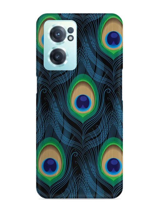 Seamless Pattern Peacock Snap Case for Oneplus Nord Ce 2 (5G)