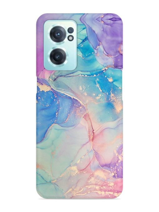 Alcohol Ink Colors Snap Case for Oneplus Nord Ce 2 (5G)