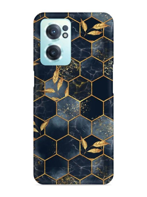 Marble Hexagon Seamless Snap Case for Oneplus Nord Ce 2 (5G)