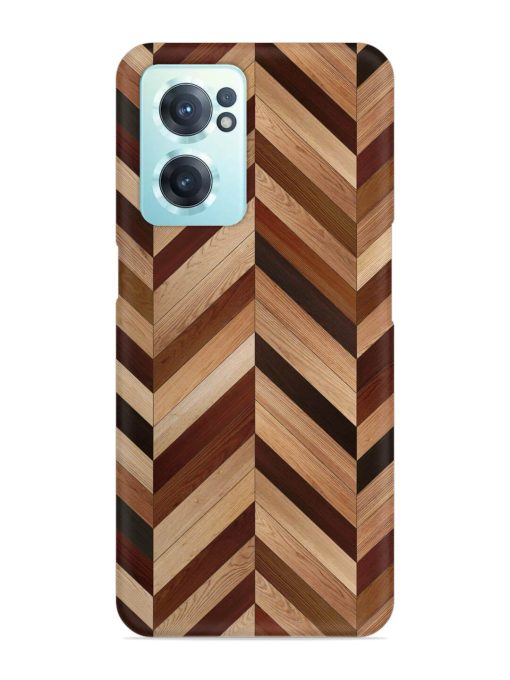 Seamless Wood Parquet Snap Case for Oneplus Nord Ce 2 (5G) Zapvi