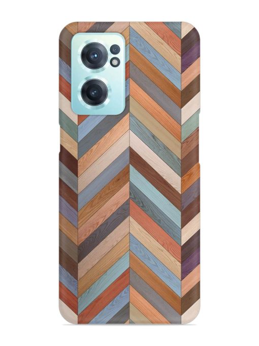 Seamless Wood Parquet Snap Case for Oneplus Nord Ce 2 (5G) Zapvi