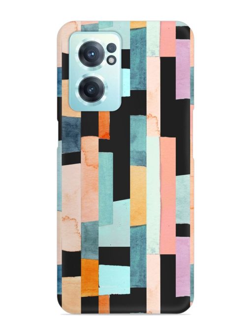 Geometric Seamless Pattern Snap Case for Oneplus Nord Ce 2 (5G) Zapvi