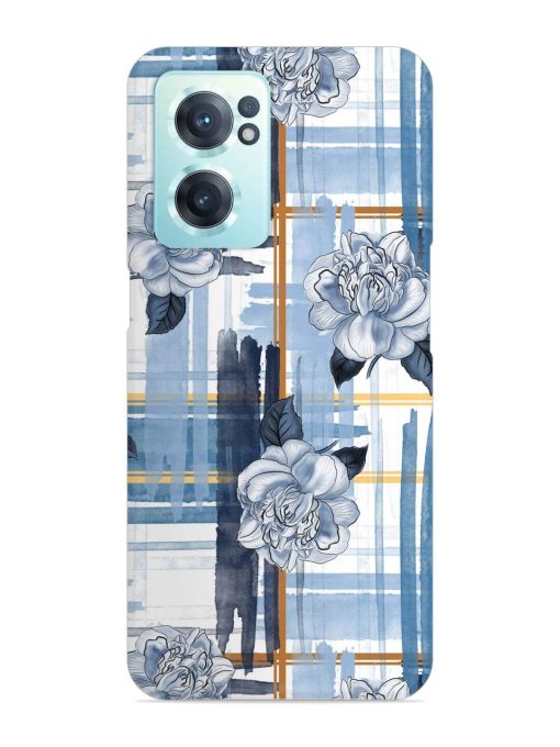 Watercolor Pattern Rose Snap Case for Oneplus Nord Ce 2 (5G) Zapvi