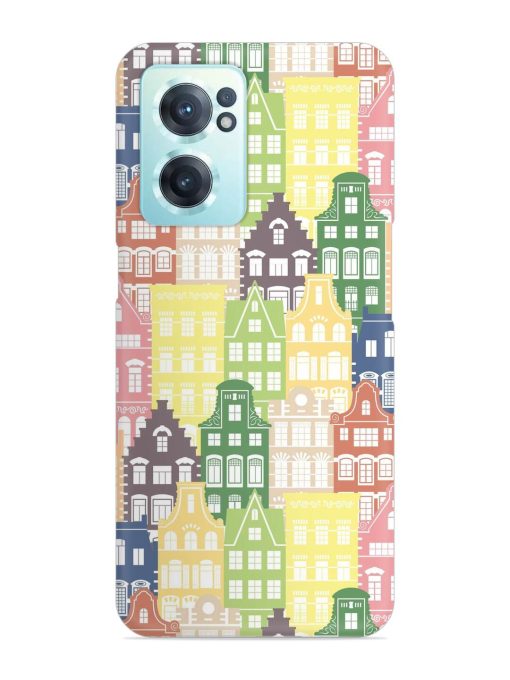 Seamless Shapes Pattern Snap Case for Oneplus Nord Ce 2 (5G)