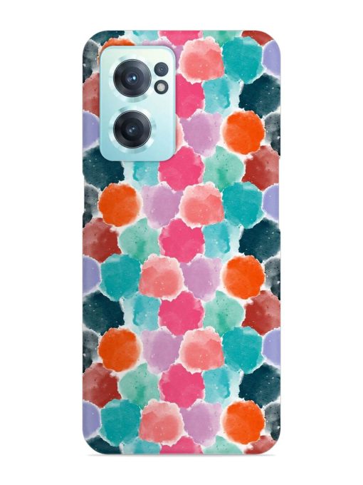 Colorful Seamless Pattern Snap Case for Oneplus Nord Ce 2 (5G) Zapvi