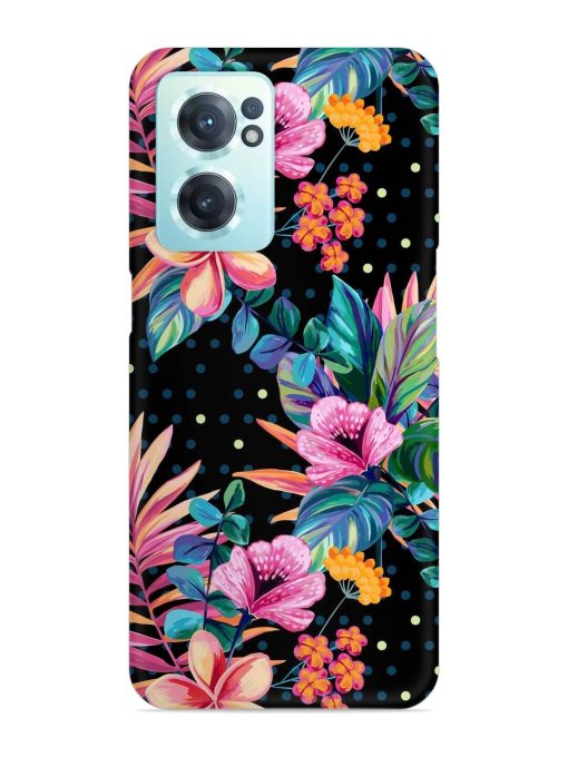 Seamless Floral Pattern Snap Case for Oneplus Nord Ce 2 (5G)