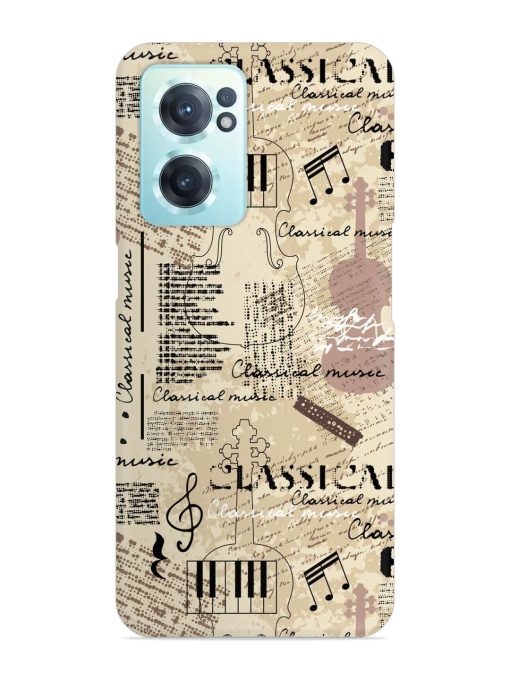 Classical Music Lpattern Snap Case for Oneplus Nord Ce 2 (5G) Zapvi