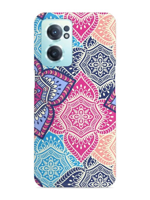 Ethnic Floral Seamless Snap Case for Oneplus Nord Ce 2 (5G) Zapvi