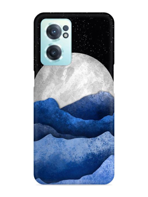 Full Moon Mountain Vector Snap Case for Oneplus Nord Ce 2 (5G)