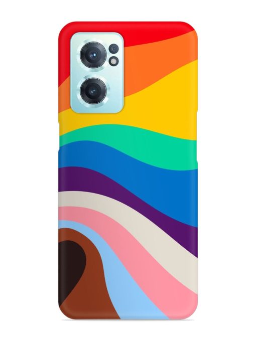 Minimal Pride Art Snap Case for Oneplus Nord Ce 2 (5G) Zapvi