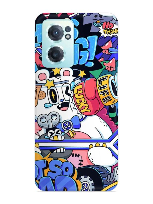 Universal Doodle Snap Case for Oneplus Nord Ce 2 (5G)