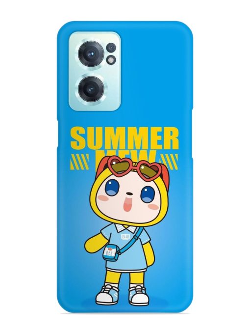 Summer Mew Cartoon Snap Case for Oneplus Nord Ce 2 (5G) Zapvi