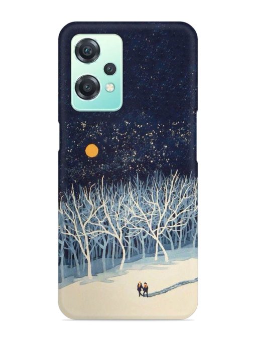 Full Moon Snowshoe Tour Snap Case for Oneplus Nord Ce 2 Lite (5G) Zapvi