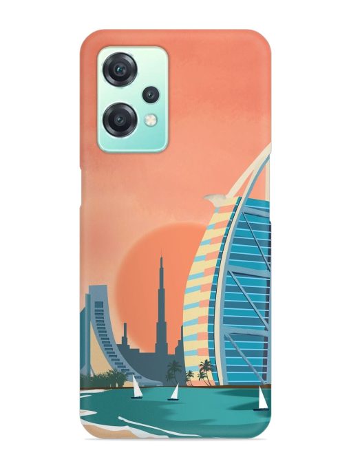 Dubai Architectural Scenery Snap Case for Oneplus Nord Ce 2 Lite (5G) Zapvi