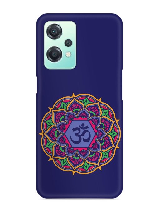 Om Mandala Art Blue Snap Case for Oneplus Nord Ce 2 Lite (5G) Zapvi