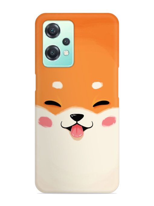 Cute Dog Face Vector Snap Case for Oneplus Nord Ce 2 Lite (5G) Zapvi