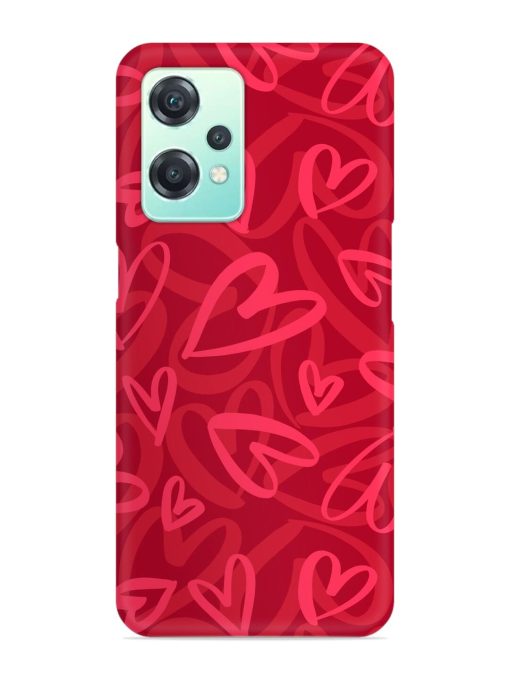 Seamless Romantic Pattern Snap Case for Oneplus Nord Ce 2 Lite (5G) Zapvi