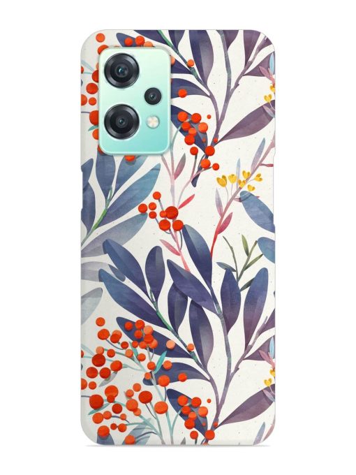 Seamless Floral Pattern Snap Case for Oneplus Nord Ce 2 Lite (5G) Zapvi