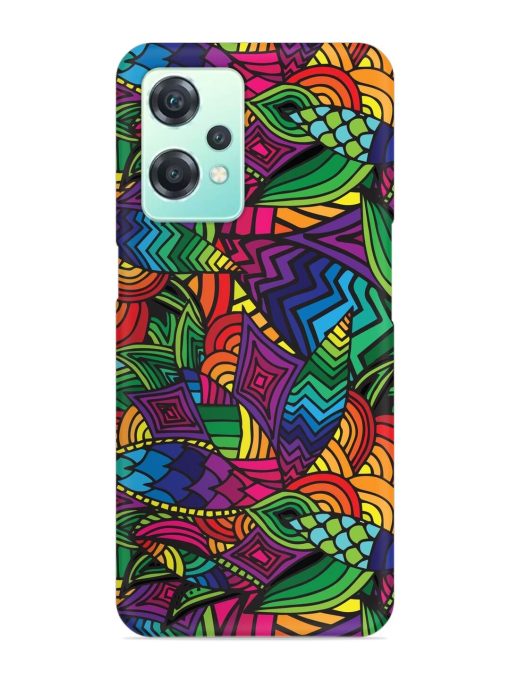 Abstract Multicolor Seamless Snap Case for Oneplus Nord Ce 2 Lite (5G) Zapvi