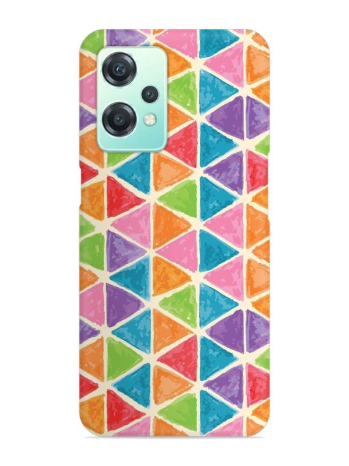 Seamless Colorful Isometric Snap Case for Oneplus Nord Ce 2 Lite (5G) Zapvi