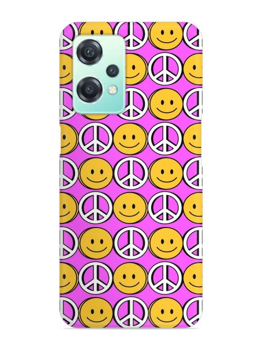 Smiley Face Peace Snap Case for Oneplus Nord Ce 2 Lite (5G)