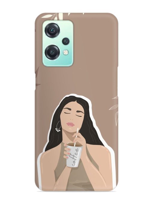 Girl With Coffee Snap Case for Oneplus Nord Ce 2 Lite (5G)